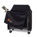 Perfitel Small Bird Cage Cover(Black) Good Night Black-Out Cover for Birdcage with Roof Top Durable Breathable Washable Material (cage is not Included) (18.9" L x 15" W x 25.6" H, L Shape)