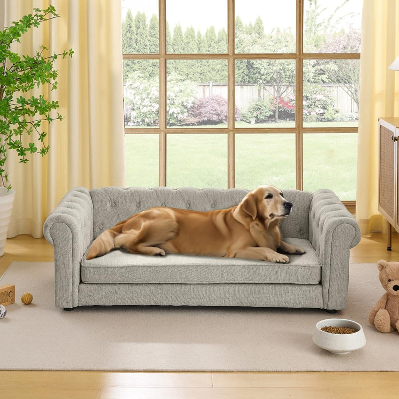 Dog Sofa Couch for Medium to Large Dogs, 55