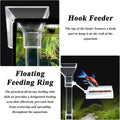 Shrimp Feeder Tube and Dish Set - Aquarium Fish Feeder with Feeding Ring and Cleaning Brush - Prevent Food Scattering
