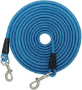 15/20/40/60/75FT Long Dog Tether, Tie Out Rope Dog Lead for Yard