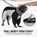 Full Body Dog Jacket Waterproof Dog Coat with Legs for Large Dogs