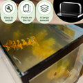 Qunclay 4 Pcs Aquarium Lid Handles, Acrylic Fish Tank Handles, Transparent