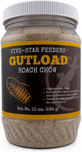 Roach Gutload Formula – Nutrient-Rich Pre-Feeding Diet for Dubia Roaches and Feeder Insects – 10 oz Plastic Jar