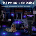 Grace Marci Rechargeable UV Flashlight, 51 LED 395nm Black Light, Ultraviolet Lite UV Light, Pet Urine Detector for Dog/Cat Urine, Dry Stains, Bed Bug, Resin Curing, Scorpions, Dry Pet Stains