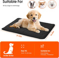 RYNVALE Chew Proof Crate Pad for Small Dog, Washable Waterproof Dog Bed
