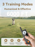 MIMOFPET Wireless Dog Fence for Small Dogs- Up to 3500ft Adjustable Electric Fence,Waterproof Training Collar Rechargeab