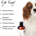 Eye Envy Tear Stain Remover Solution for Dogs. Gentle, Natural, Safe. Cleans Tear Stains. Recommended by AKC Breeders, H