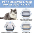 Cat Litter Box Liners, 30 Count, 36 x 19 In, 3 Mil, Drawstring