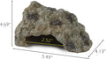 IBWell Resin Leopard Gecko Hide, True to Nature Reptile Rock for Bearded Dragon Hideout Snake Hides for Ball Pythons, To
