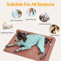 LeleTail Recovery Suit for Small Medium Large Dogs, Adjustable Surgical Recovery Suit for Dogs Female Male, Zipper On 4 Leg Long Sleeve Dog Pajamas Onesie for Shedding Anti-Licking Wound Skin Disease