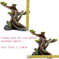 relaqcc Reptile Decor Aquarium Decorations Artificial Moss Resin Fish Tank Rocks Simulation Hollow Tree Leopard Gecko Tr