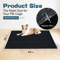 28"X 49" X 0.2'' Waterproof Mat for Under Dog Crate, Floor Protector Mat