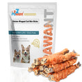 Pawant Chicken Wrapped Cod Skin Dog Treats, 45% Real Chicken & 45% Fish Skin - High Protein Omega-3 Dog Chews for Skin & Coat Health - Rawhide Free, Training Snacks for All Breeds 8 oz