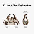 Small Dog Sling Carrier - Breathable Puppy Carrier with Pockets & Adjustable Strap, Lightweight Pet Carrier for Small Do