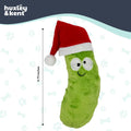 Huxley & Kent Plush Cat Toy - Holiday Interactive Catnip Toy for Cats & Kittens - Soft with Crinkle & Catnip - Fun Indoor Play - Dilly Claus