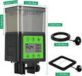 Lychee Automatic Fish Feeder USB Rechargeable 320ML Large Capacity Aquarium Fish Food Dispenser with Two Feeding Ring, M