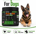 Flea & Tick Chews for Dogs, 120 Soft Chews, Chicken Flavor Dog Flea and Tick Support Supplement with Flaxseed Meal, Brew