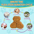 Woyamay Flea and Tick Prevention for Dogs, Flea & Tick + Itch Relief Chews