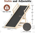 Dog Ramp for High Bed Couch, 55" Long Pet Steps for Small Medium Large Dogs