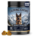 Calming Chews for Dogs 200ct, Dog Calming Chews - Anxiety and Stress Relief Treats Melatonin Bites Sleep Aid for Small/Medium/Large Dogs Calm Dog - Separation, Fireworks, Thunder, Barking - Chicken