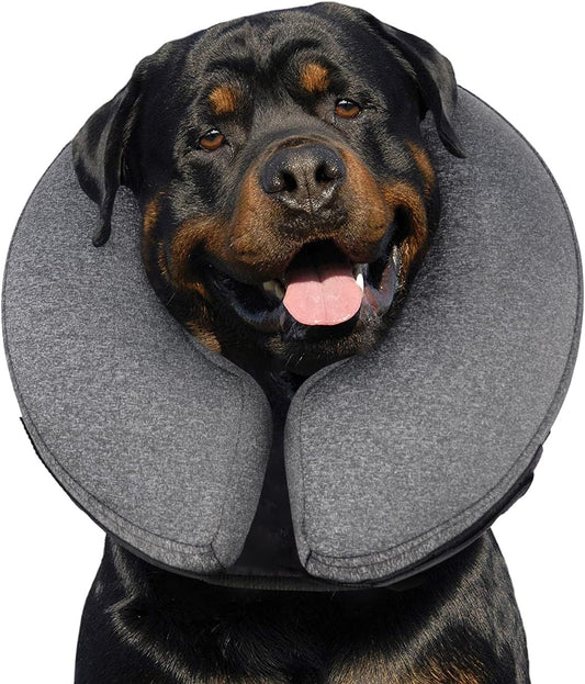 MIDOG Inflatable Dog Cone After Surgery, Donut Collar for X-Large Dogs, XL