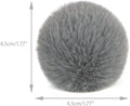 CHIWAVA 24PCS 1.8" Catnip Furry Cat Toys Ball Soft Pom Pom Balls Kitten Chasing Quiet Play Assorted Color