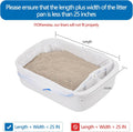 DSPET Self Cleaning Cat Litter Box Liners-60 Counts, Extra Thick Litter Bags for Automatic Cat Litter Box Robot with Drawstring Trash Bags
