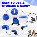 10Ft Dog Agility Tunnel w/ 24” Opening & Sandbags for Most Dogs