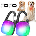 Dog Lights for Night Walking,2 Pack LED Rechargeable Safety Dog Collar Light Clip On with 4 Modes,IP68 Waterproof for Night Walking,Camping,Running, Hiking, Cycling
