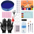 Lclymayi whelping kit for Puppies Birth,Puppy Birthing Supplies for Newborn Puppies and Kittens for Keeping Kitten Dogs Cats Feeding Sets Supplies Includes Whelping Collars Record,Birthing Box
