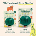 WOOF Walkabout Dog Puzzle Slow Feeder Toy for Dogs Under 40 lbs