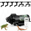 LANUEVA Reptile Humidifier Quieter Mister with 6 Nozzles (with Timer)