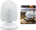 Turtle Brush with Suction Cup, Aquatic Turtle Tank Accessories, Upgraded Powerful Suction Cup, Not Easy to Fall Off or S