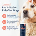 Vets Preferred Eye Cleaner for Dogs - Dog Eye Wash Drops for Infection & Tear Stain Remover - Improves Allergy Symptoms, Infections & Runny Eyes - Dog Eye Drops Rinse for Every Dog - 4 Oz