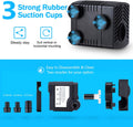 CWKJ Fountain Pump, 80GPH(4W 300L/H) Submersible Water Pump, Durable Outdoor Fountain Water Pump with 7.2ft（2.2m） Power 