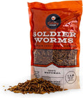 Fluker's Culinary Coop Premium Chicken Treats, Dried Soldier Worms, Packed with Protein and Calcium, 100% Natural Rich G