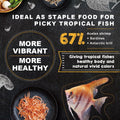 Ultra Fresh Tropical Fish Flakes Food, Color Boosting, All Natural, Complete Nutrition for Tropical Fish, Discus, Angelf