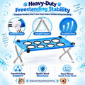 Dog Bed Foldable Grooming Hammock Stand and Bath Holder for Small Pets