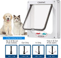 CEESC Medium Cat Door for Pets up to 15.43 lbs, Weatherproof