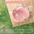BUCATSTATE Small Animal Carrier Cage with Water Bottle, Portable Hamster Travel Carrier Carry Case 7.24" L*6.69 W *6.42"