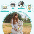 Gofshy Sublimation DOD Bandanas 6PCS, Heat Transfer Washable Dog Scarf, Blank DIY Solid Kerchief Bib Breed, Pet Birthday/Party Fun Idea Gift for Large Medium Dogs