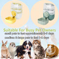 35oz Hanging Automatic Rabbit Water Dispenser, Cage Water Bottle Auto Gravity Pet Water Station for Small Animals, Puppy