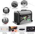 Sanmoncare Bird Carrier Bag Cockatiel Travel Cage with Stand, Lightweight Carrier for Small Bird, Portable Bag for Parro