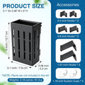 Borlech Upgraded Large Aquarium Plant Holder with Hooks and Suction Cups for Fish Tank Aquaponic Plant Cultivation and A