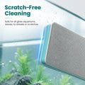 Mipukbay 4 PCS Aquarium Glass Scrubber, Dual-Sided Fish Tank Cleaning Pad