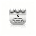DODAER 5 Skip Tooth Detachable Pet Dog Grooming Steel Blades,Compatible with Andis,Oster A5,Wahl KM10 Series Clippers,Cut Length 1/4-Inch (6.3mm) ，1 Pack