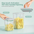 FAFAFLYER Dog-Cat POP Treat-Airtight jar-Container - 1.3 Qt/1.2 L | Ideal For Up To 1.3 Lb Of Treats | Stackable One-Touch Opening | BPA-Free