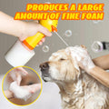 Dog Shampoo Frother,Pet Bath Brush - Deep Cleaning Foam Machine with 350ml Capacity, Dog Soap Dispenser and Shampoo Spra