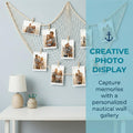 Fish Net Decorations, 2 Pack, 80 x 40 in Cotton Rope Netting
