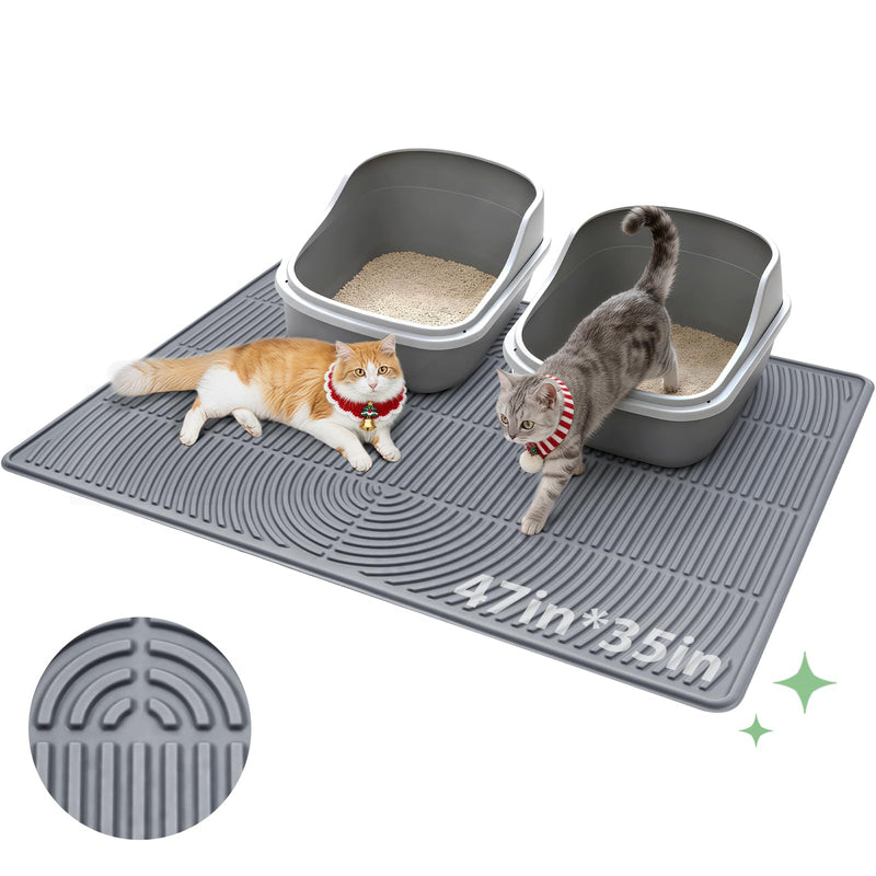 Pawtasy Cat Litter Box Mat,47